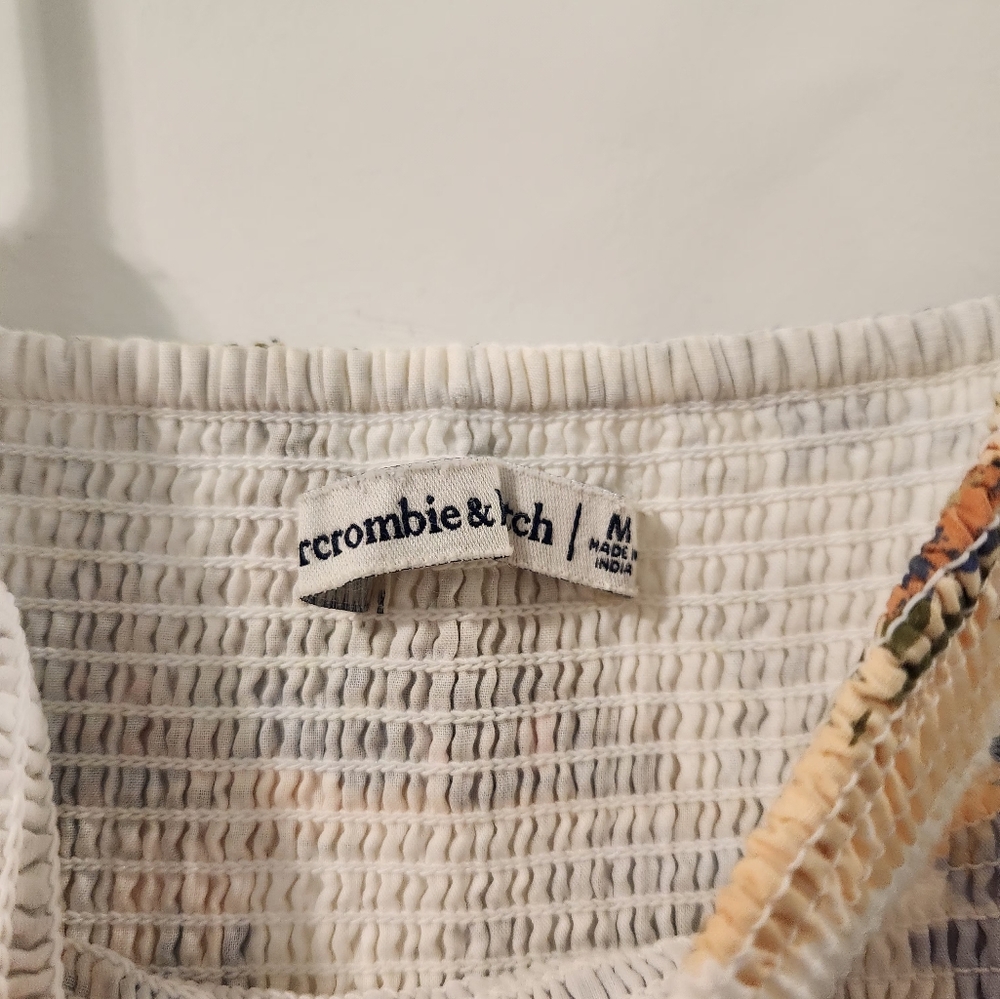 Abercrombie & Fitch Drop Waist Smocked Dress - Picture 7 of 8